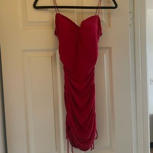 Women’s red dress